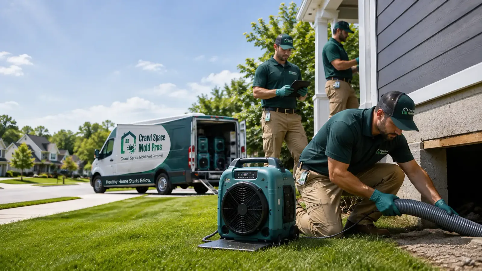 Crawl Space Mold Removal in Saint Charles, ID